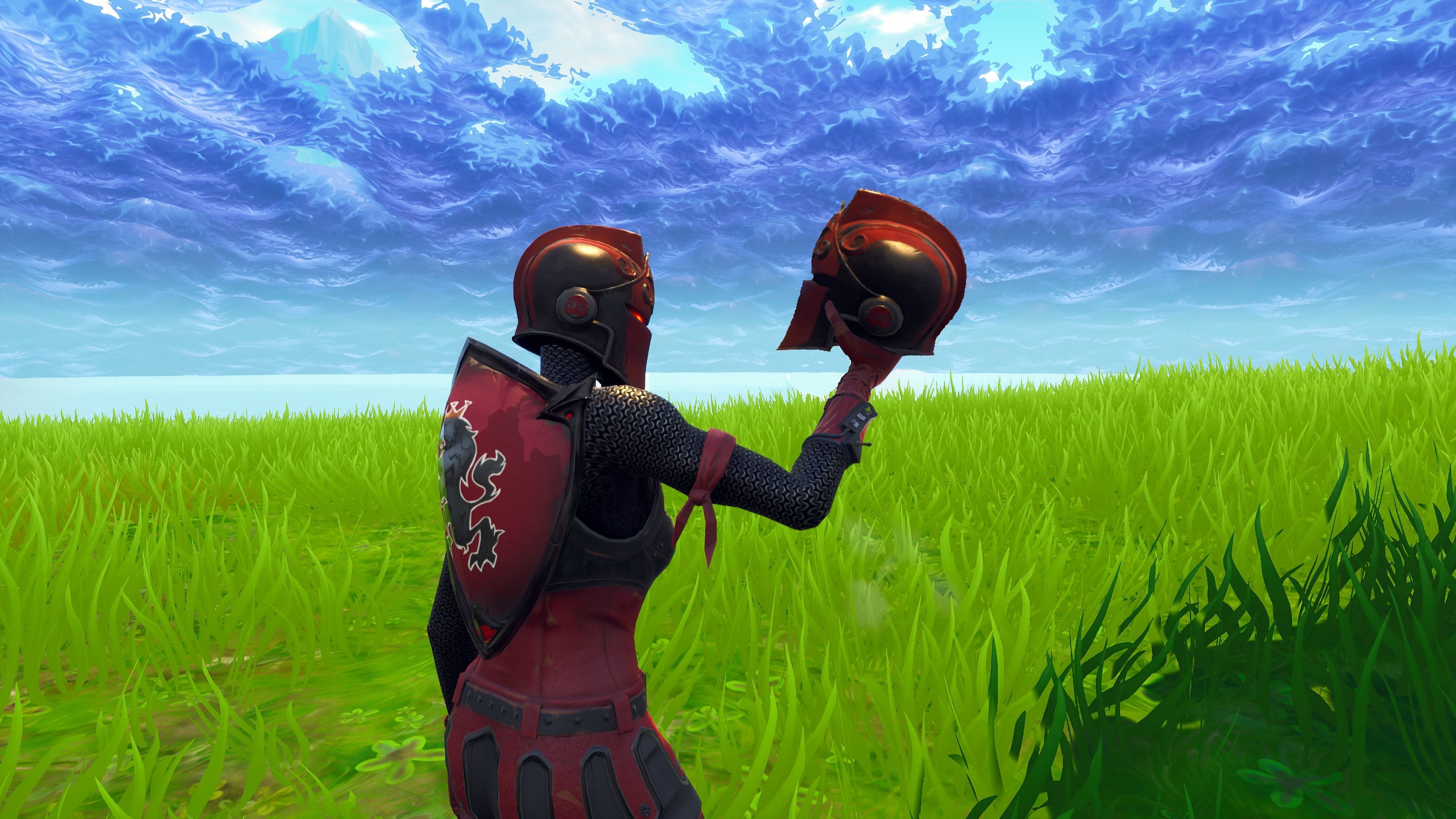 Dark Red Knight Fortnite Wallpapers