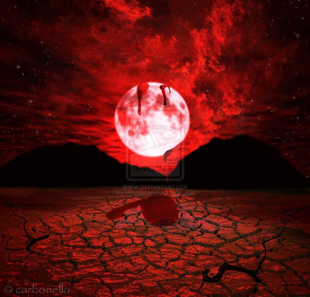 Dark Red Moon Wallpapers