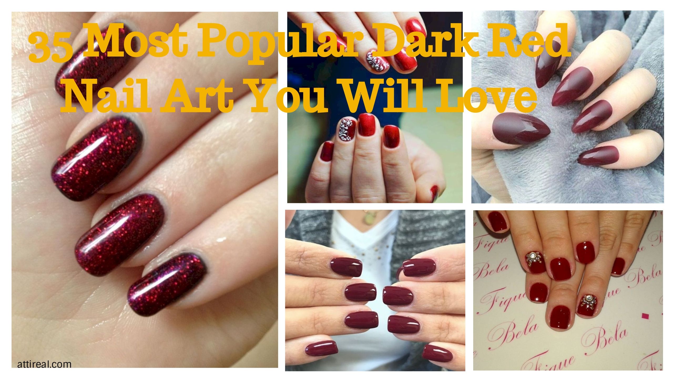 Dark Red Nail Polish Wallpapers