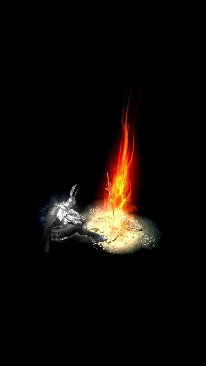 Dark Souls Bonfire Iphone Wallpapers