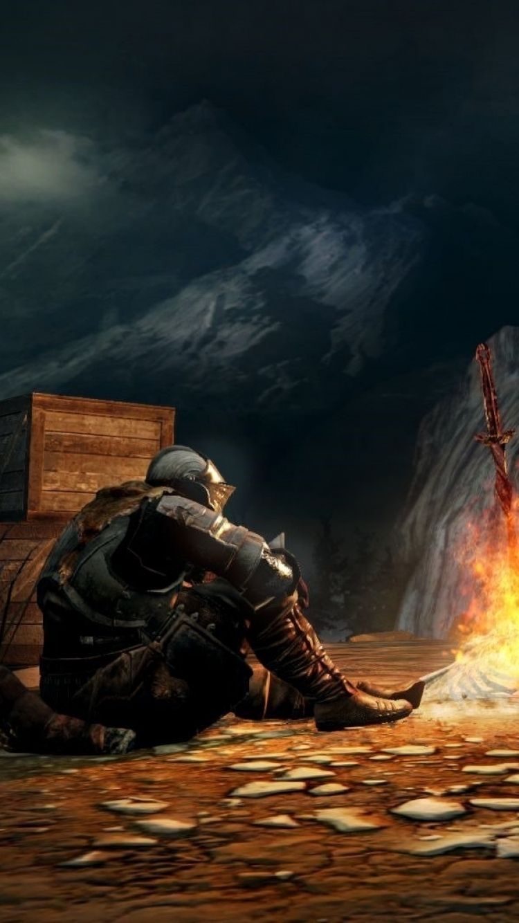 Dark Souls Bonfire Iphone Wallpapers