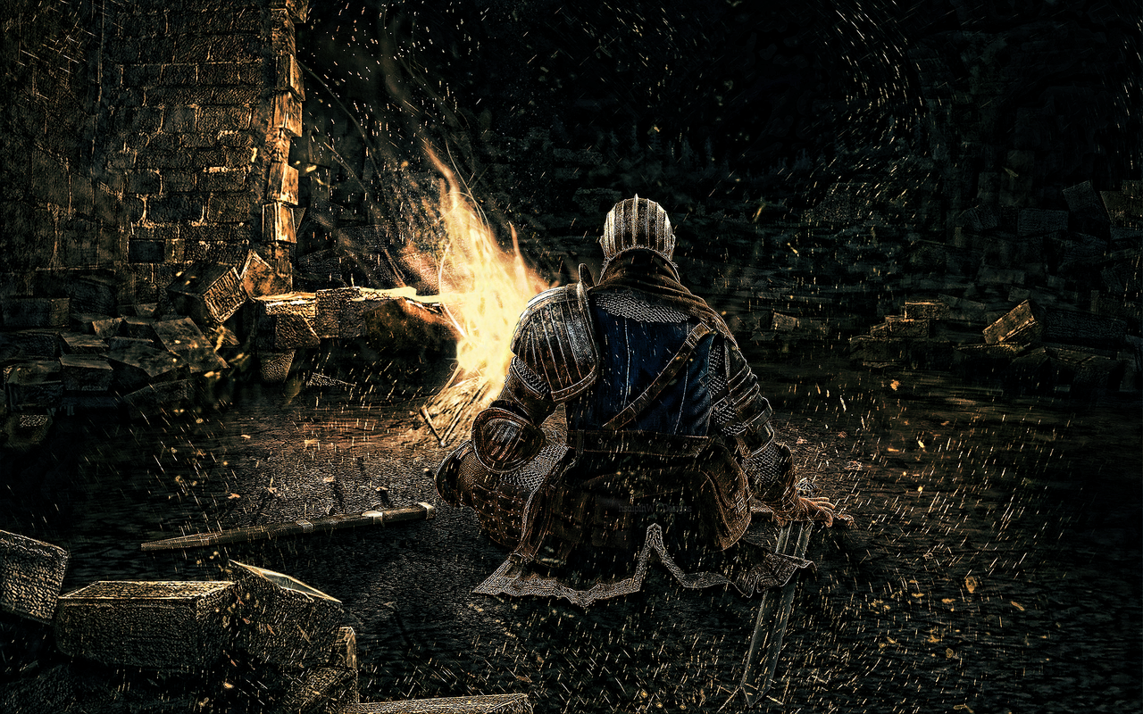 Dark Souls Bonfire Iphone Wallpapers