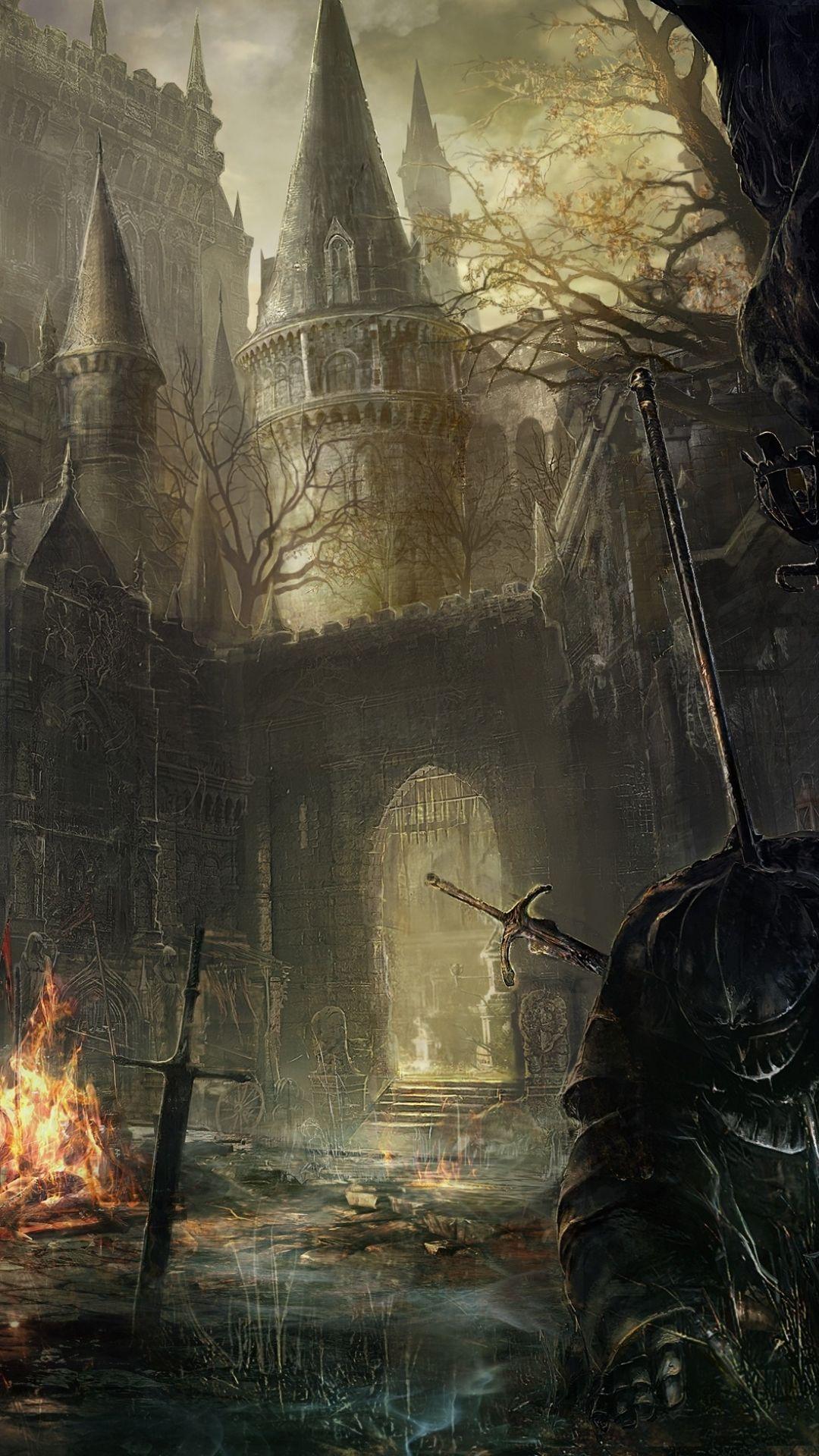 Dark Souls Bonfire Iphone Wallpapers