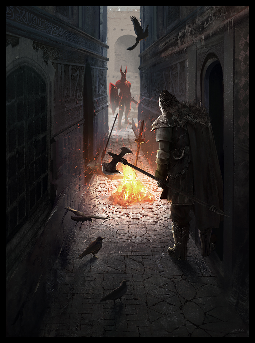 Dark Souls Bonfire Iphone Wallpapers