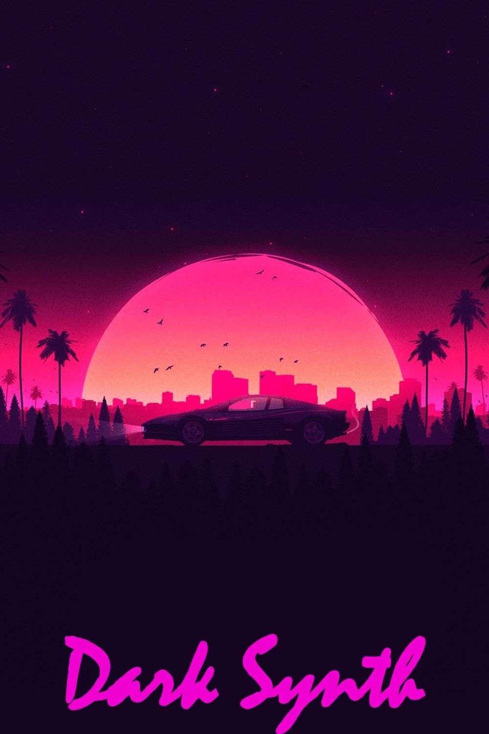 Dark Synthwave Wallpapers