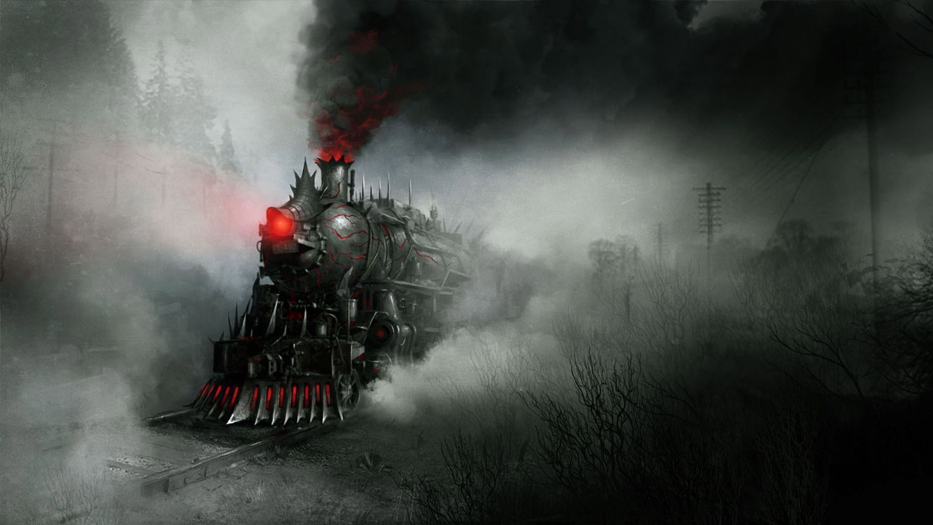 Dark Train Wallpapers