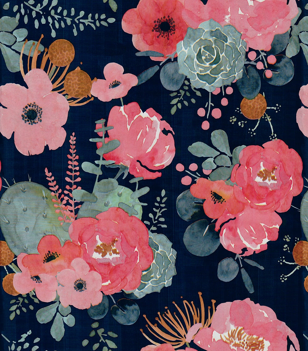Dark Vintage Floral Wallpapers