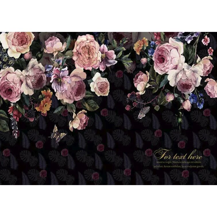 Dark Vintage Floral Wallpapers