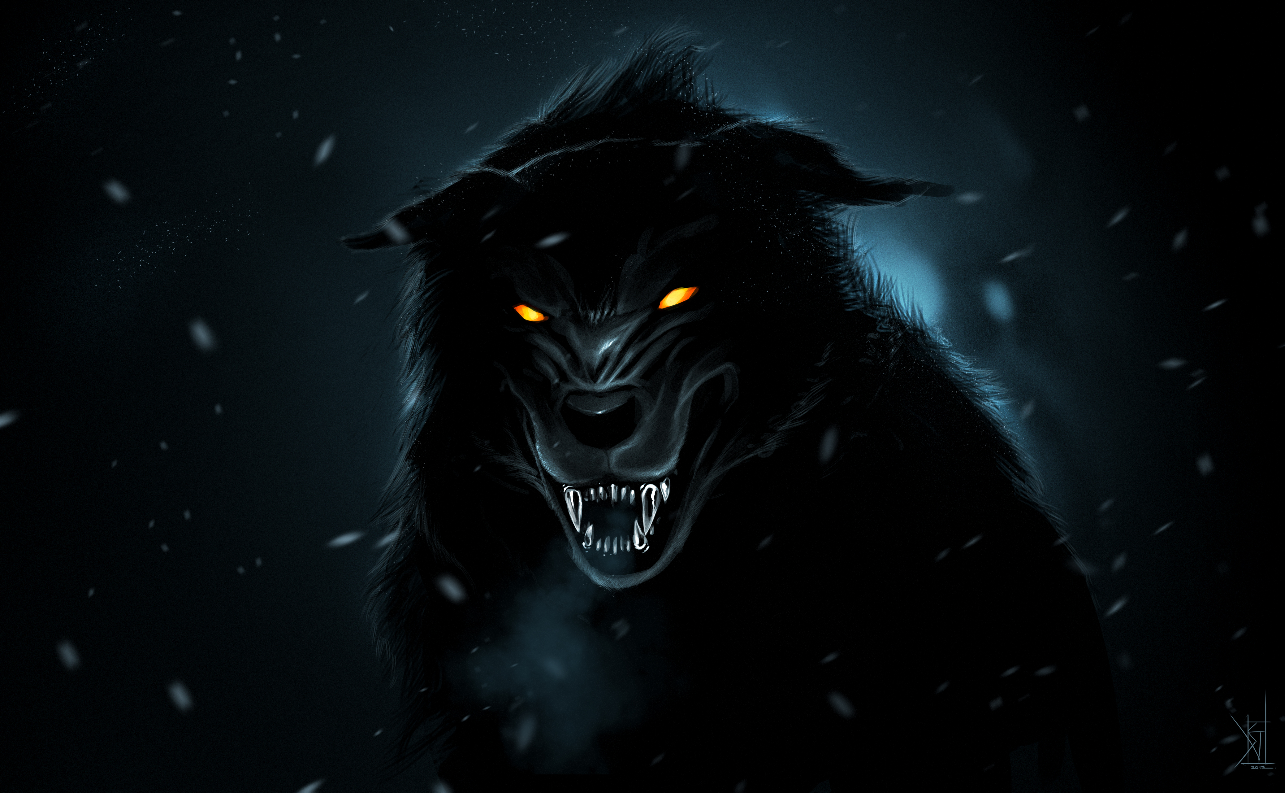 Dark Wolf Wallpapers