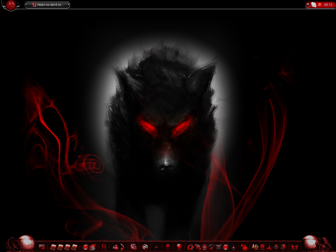 Dark Wolf Anime Wallpapers