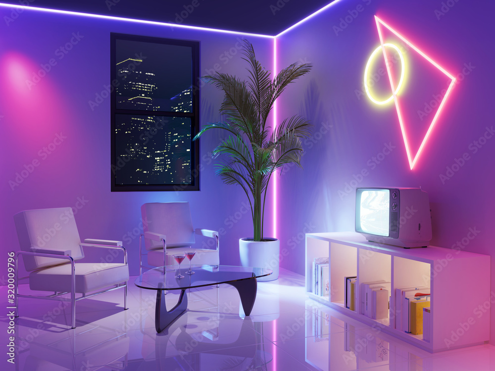 Neon 80S Future Wallpapers