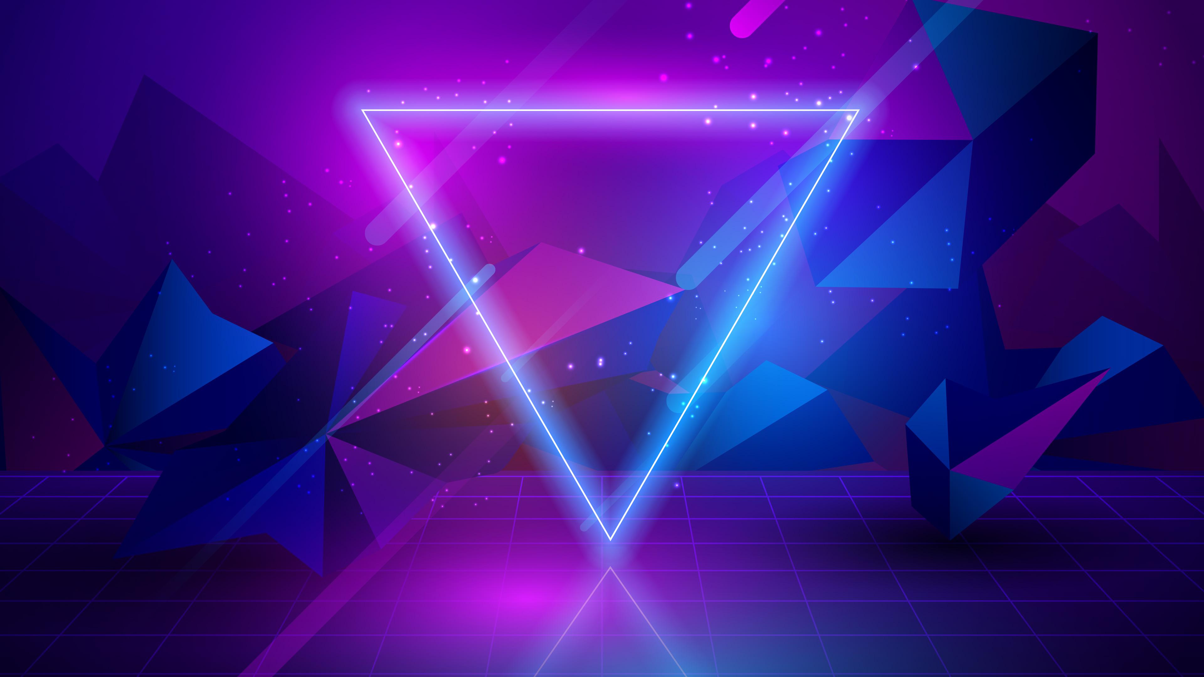 Neon Abstract 4K Wallpapers