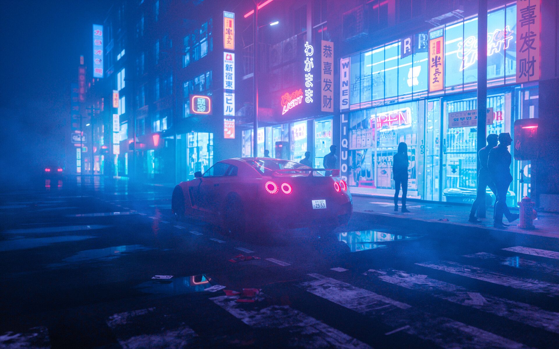 Neon Alley Wallpapers