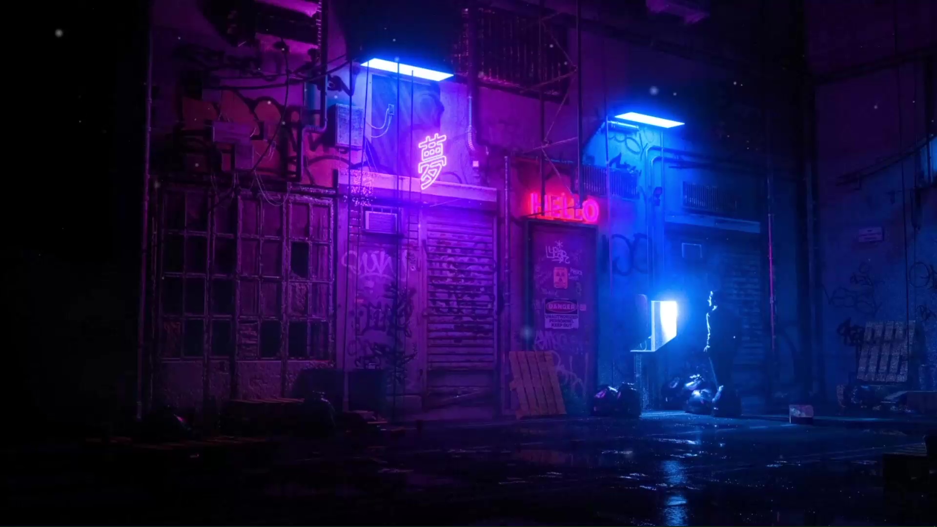 Neon Alley Wallpapers