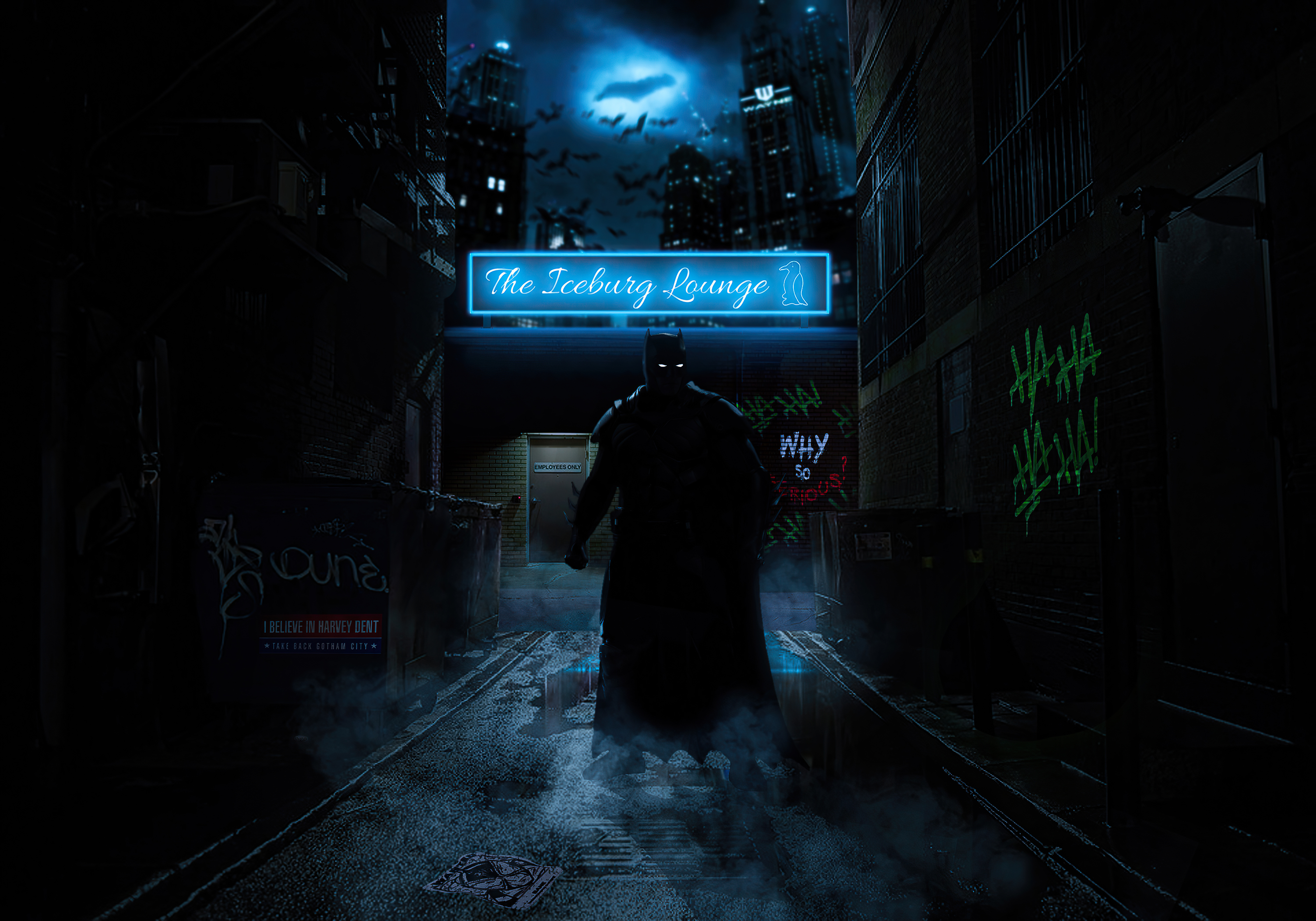 Neon Alley Wallpapers