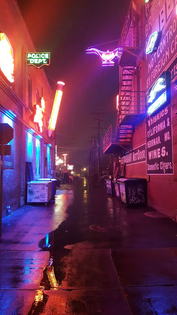 Neon Alley Wallpapers