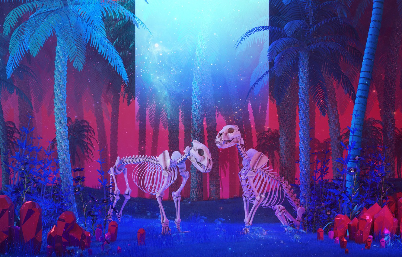 Neon Animals Wallpapers