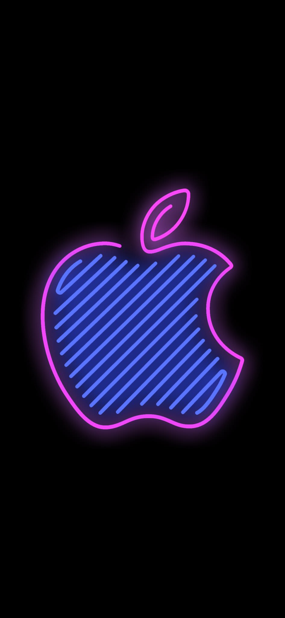 Neon Apple Logo Wallpapers