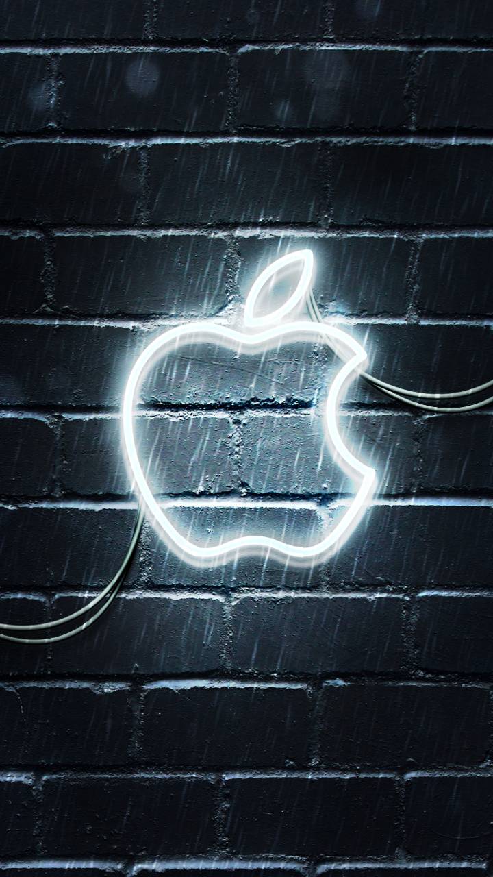 Neon Apple Logo Wallpapers