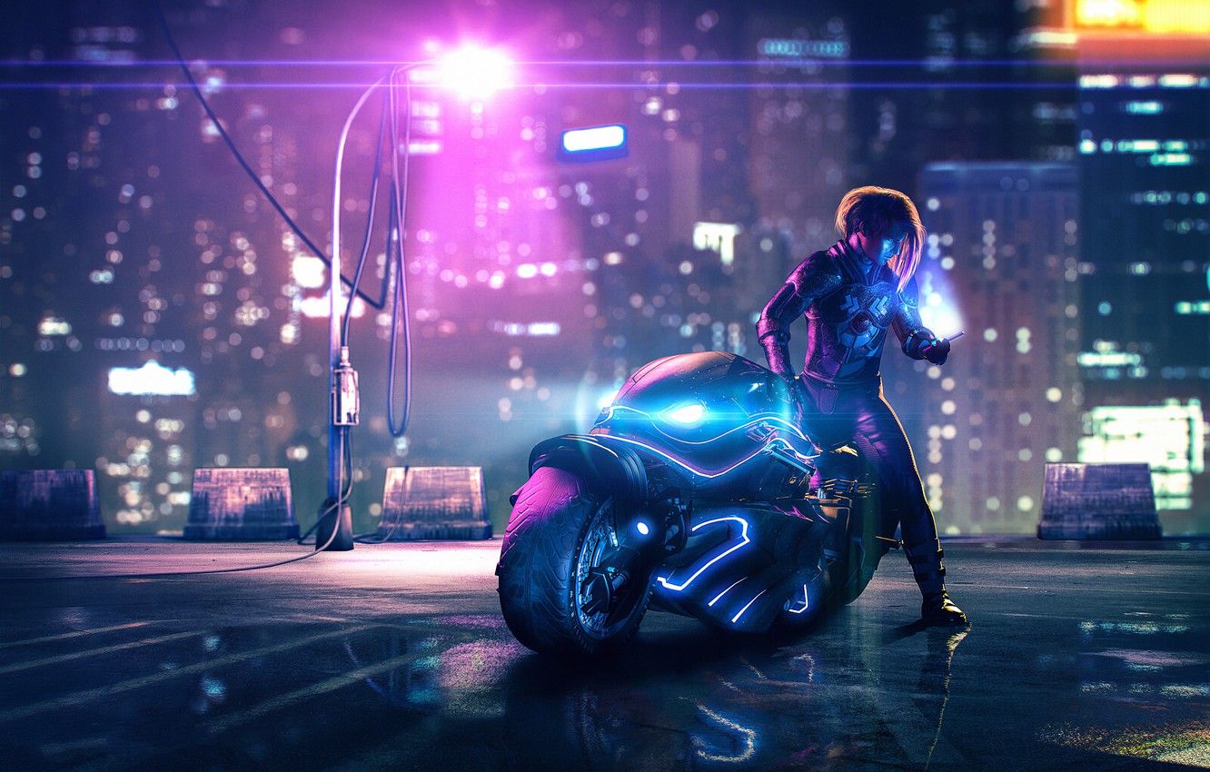 Neon Bike Wallpapers