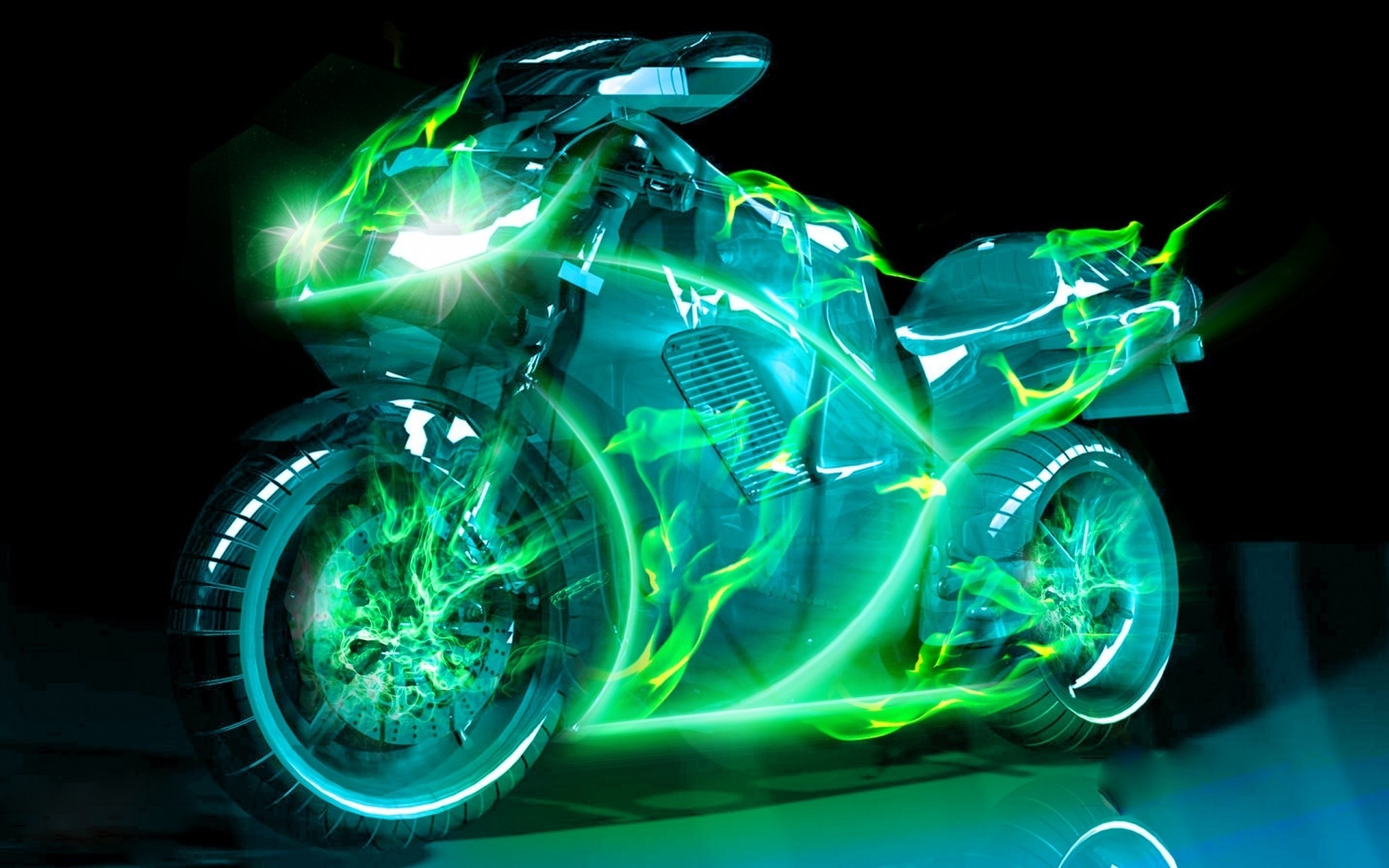 Neon Bike Wallpapers