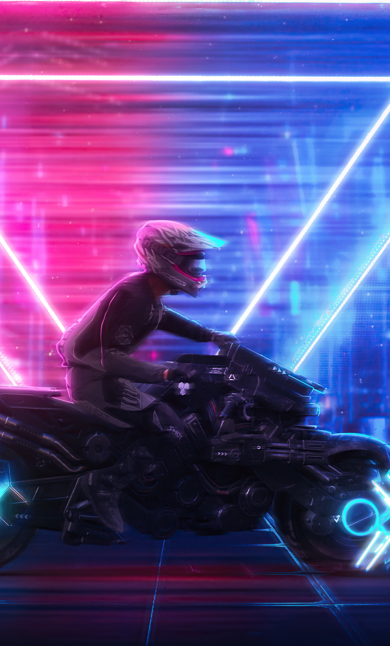 Neon Biker Wallpapers