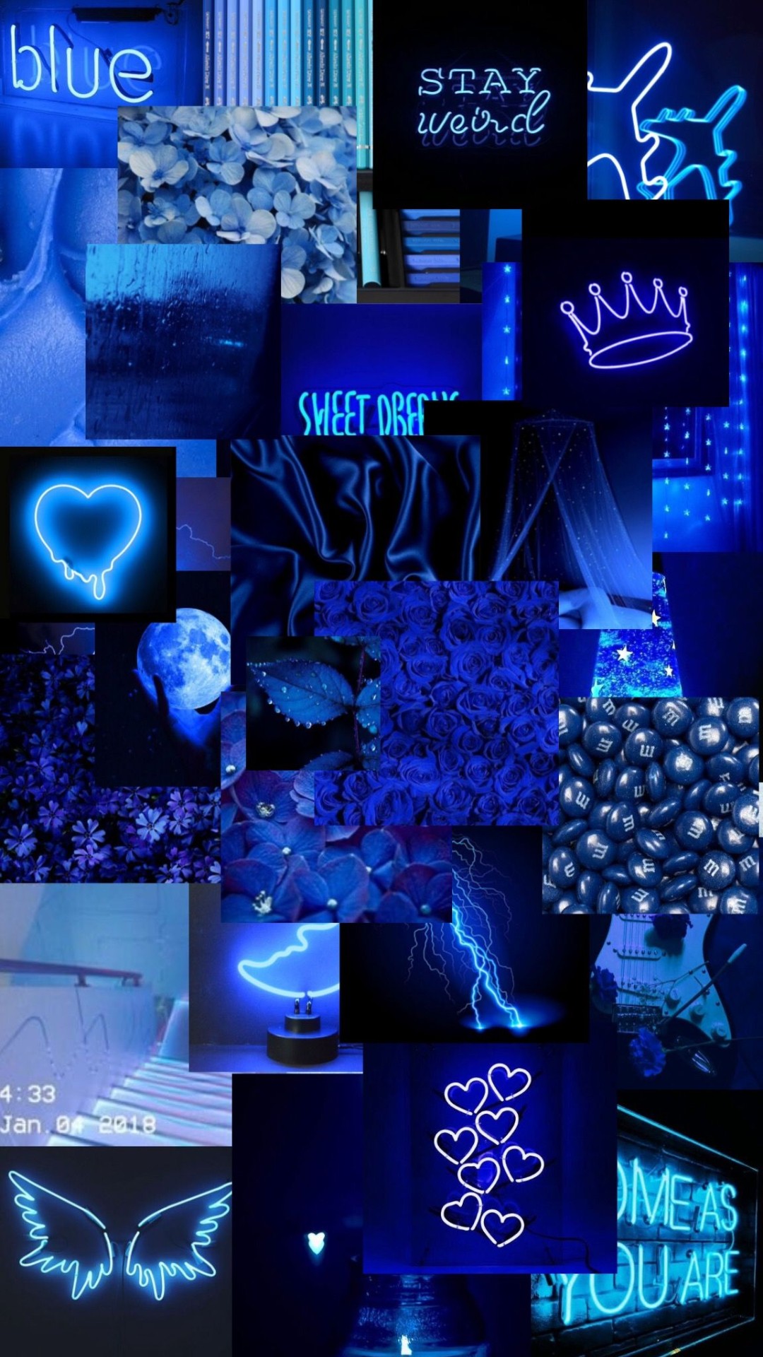 Neon Blue Aesthetic Wallpapers