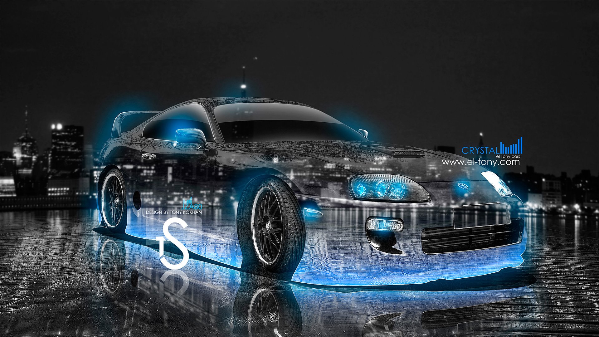 Neon Blue Car Wallpapers