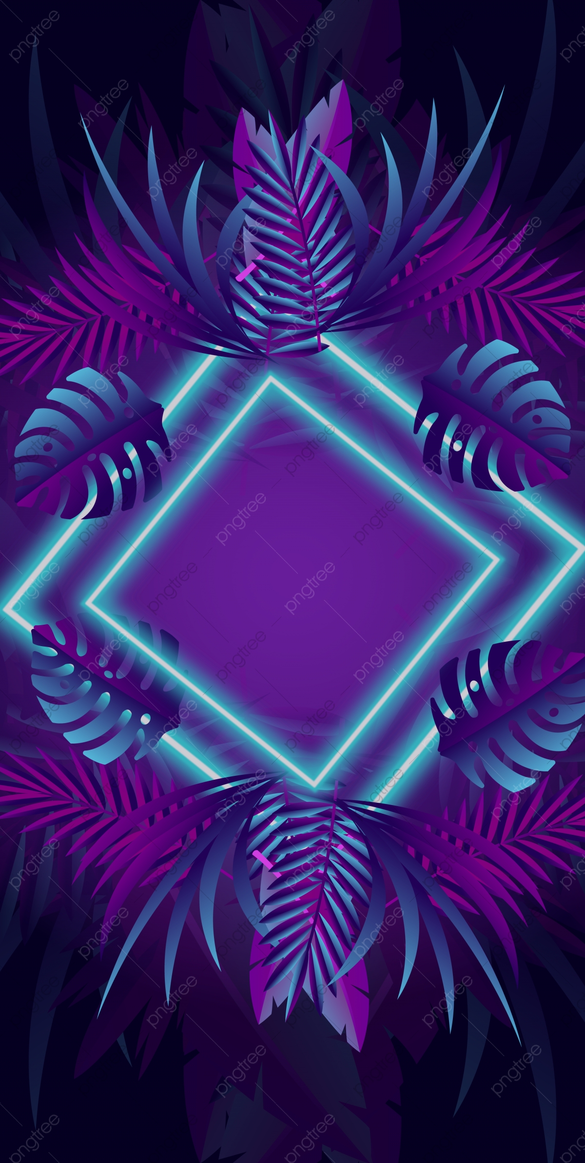 Neon Blue Purple Wallpapers