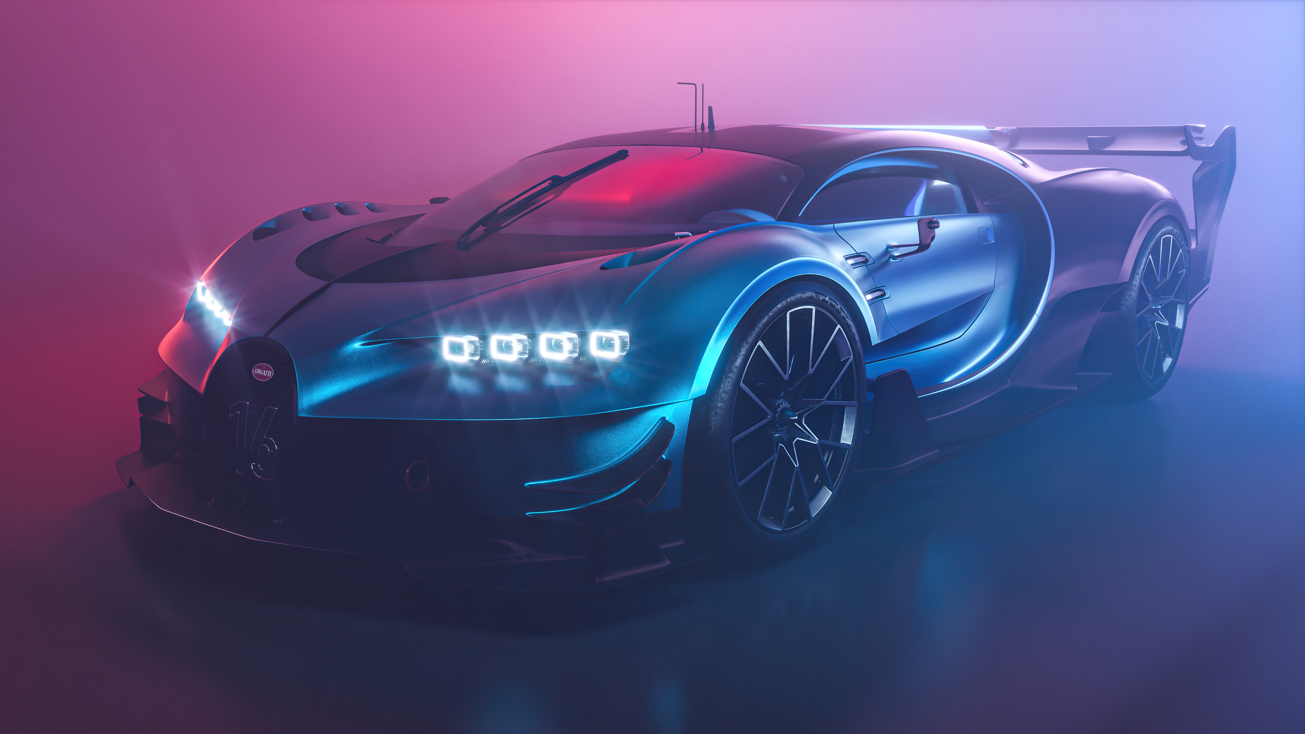 Neon Bugatti Wallpapers