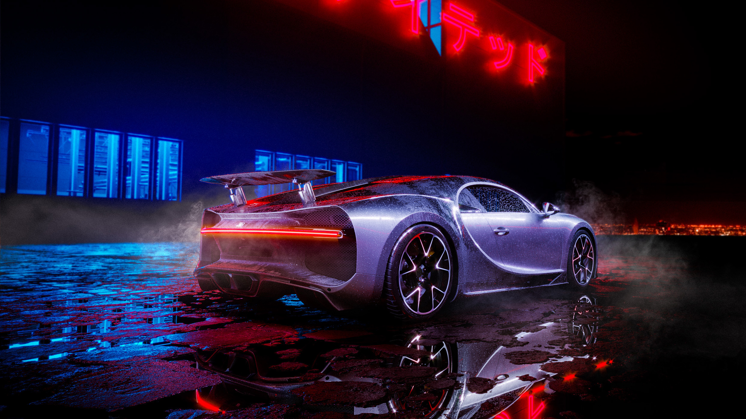 Neon Bugatti Wallpapers