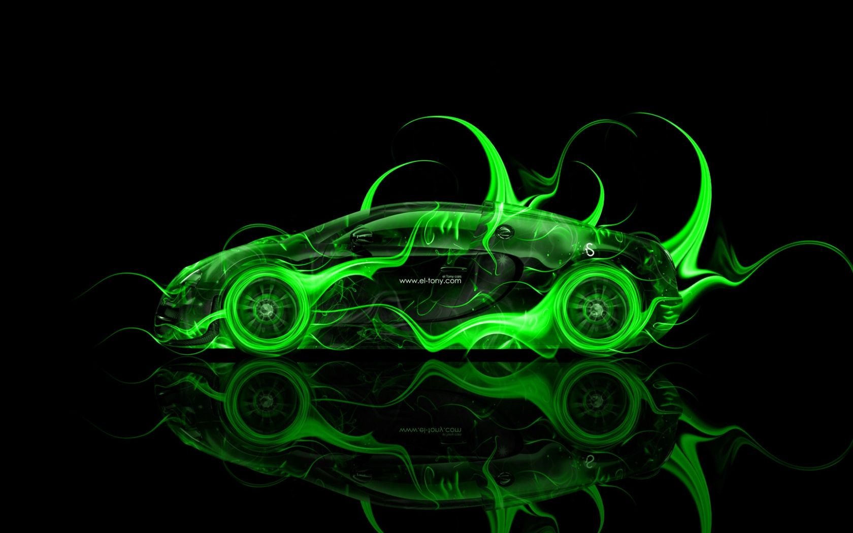 Neon Bugatti Wallpapers