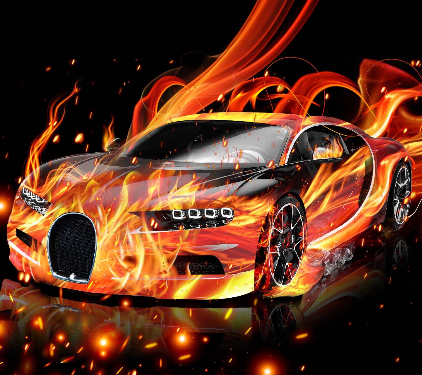 Neon Bugatti Wallpapers