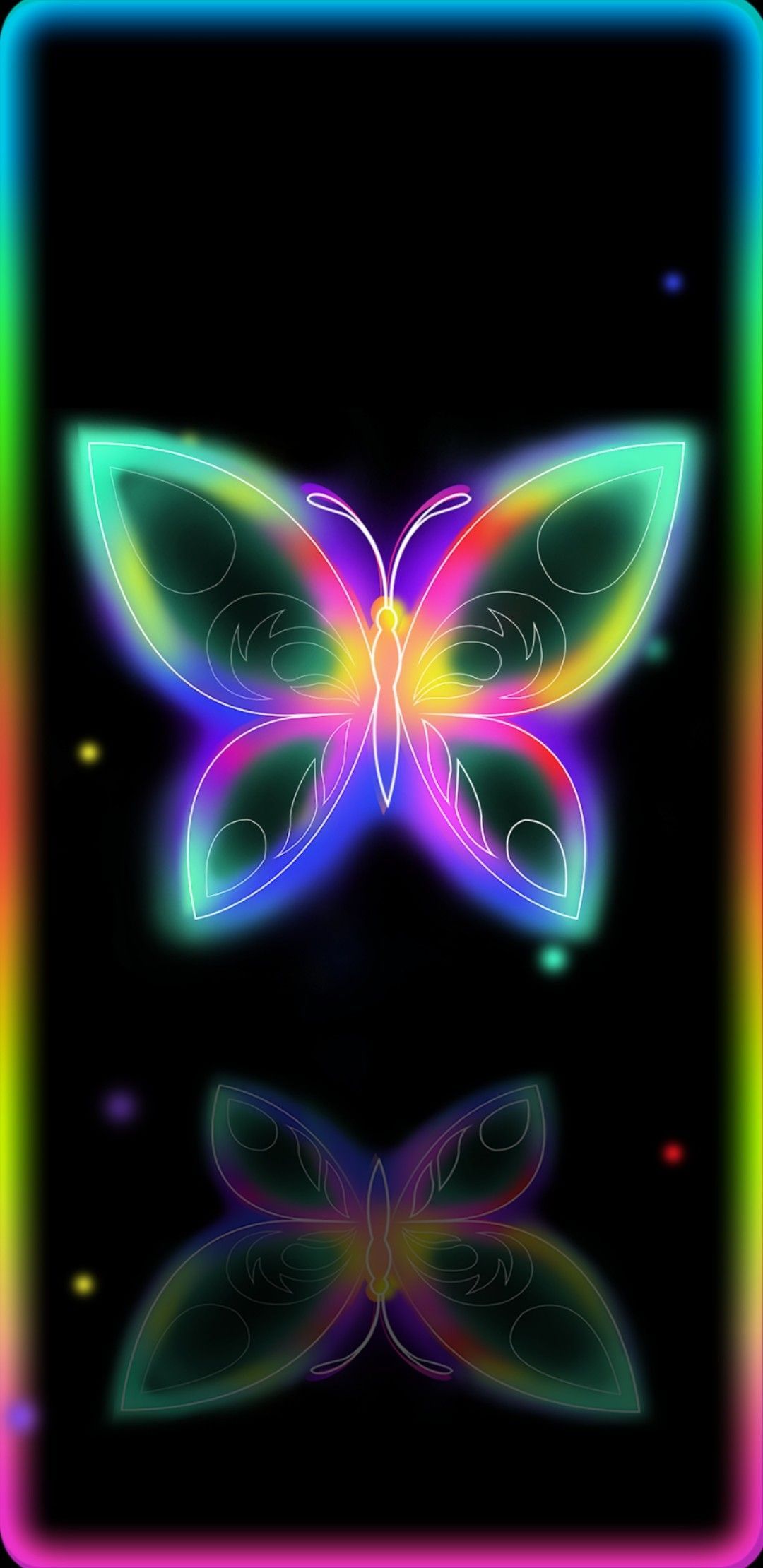 Neon Butterfly Wallpapers