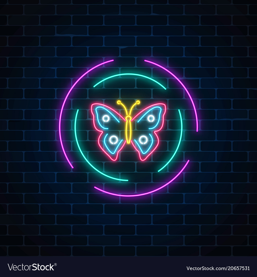 Neon Butterfly Wallpapers