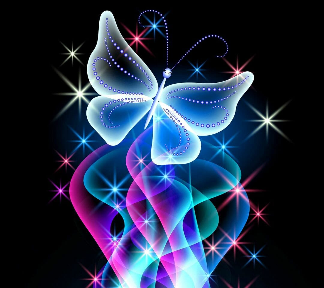 Neon Butterfly Iphone Wallpapers
