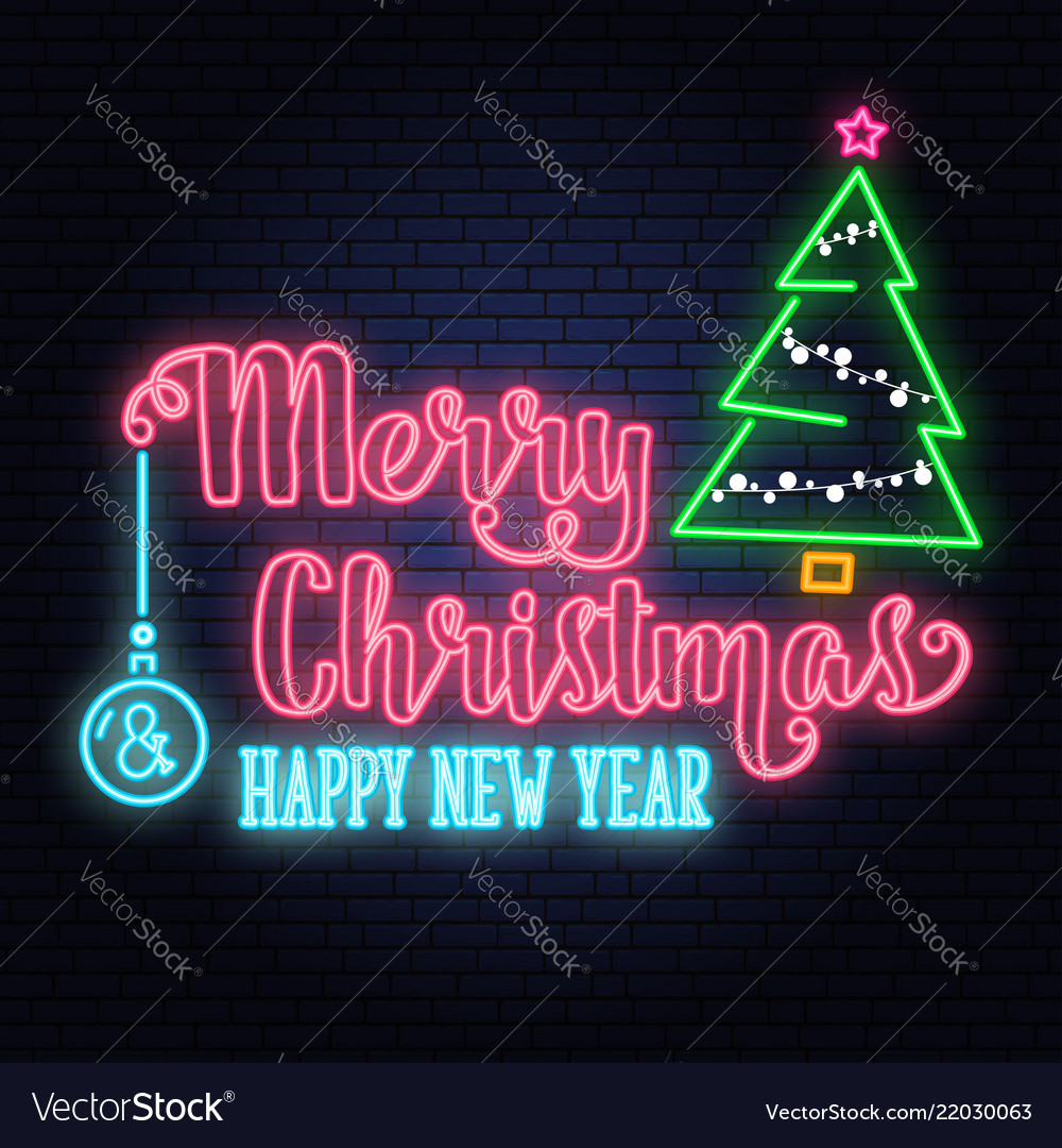 Neon Christmas Wallpapers