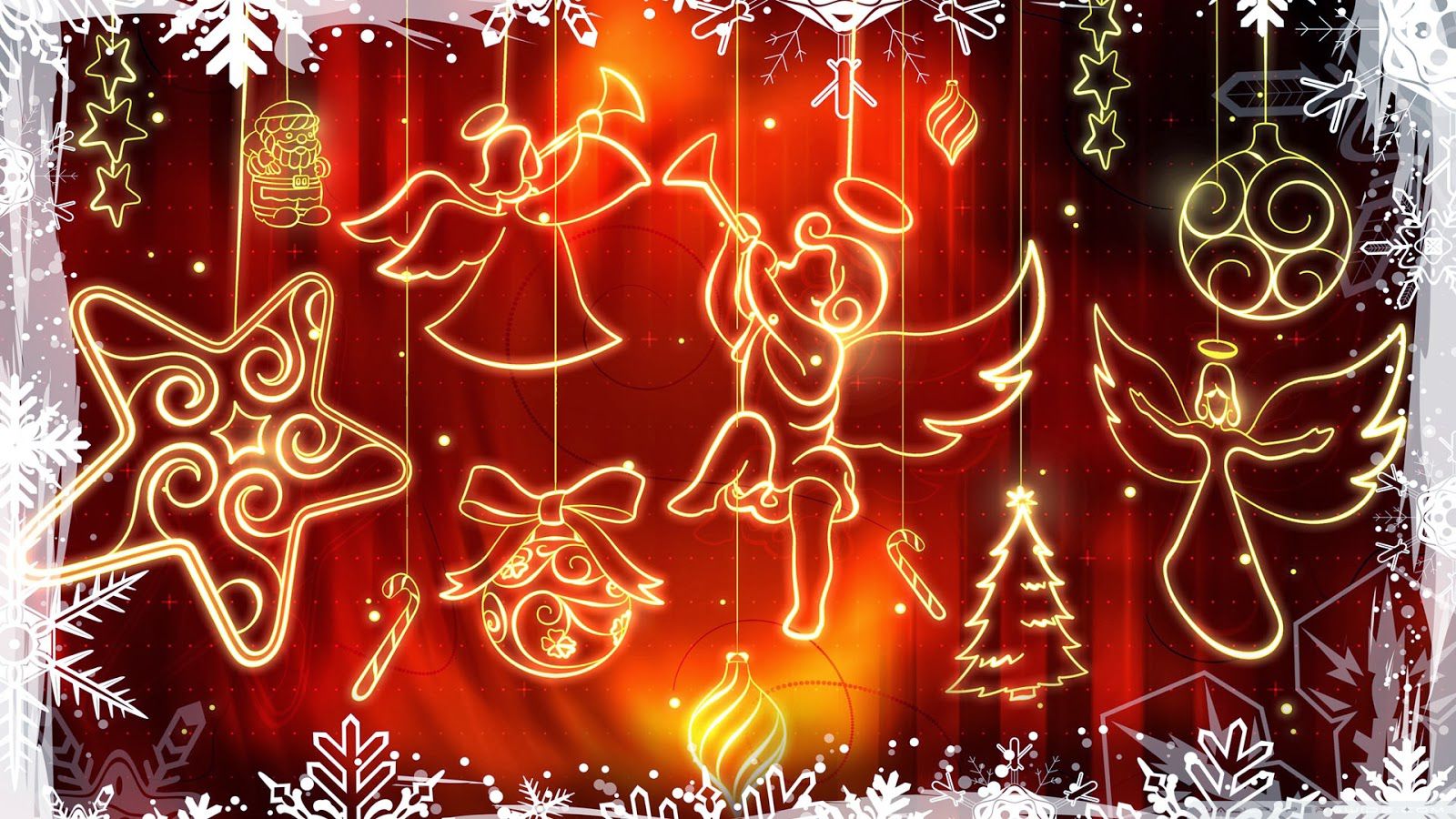 Neon Christmas Wallpapers