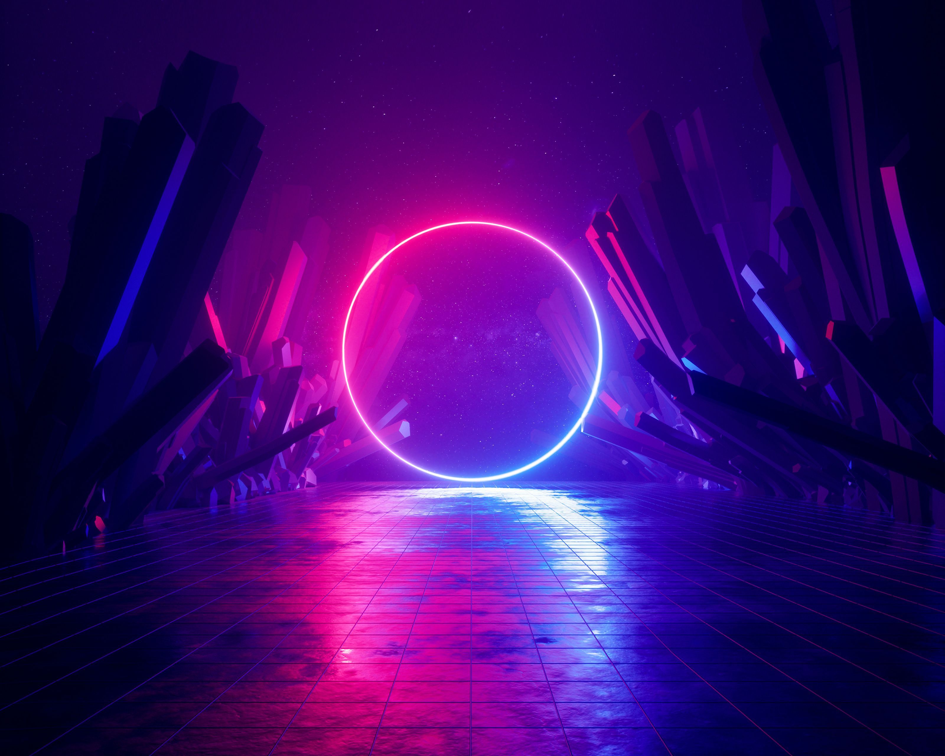 Neon Circle Wallpapers