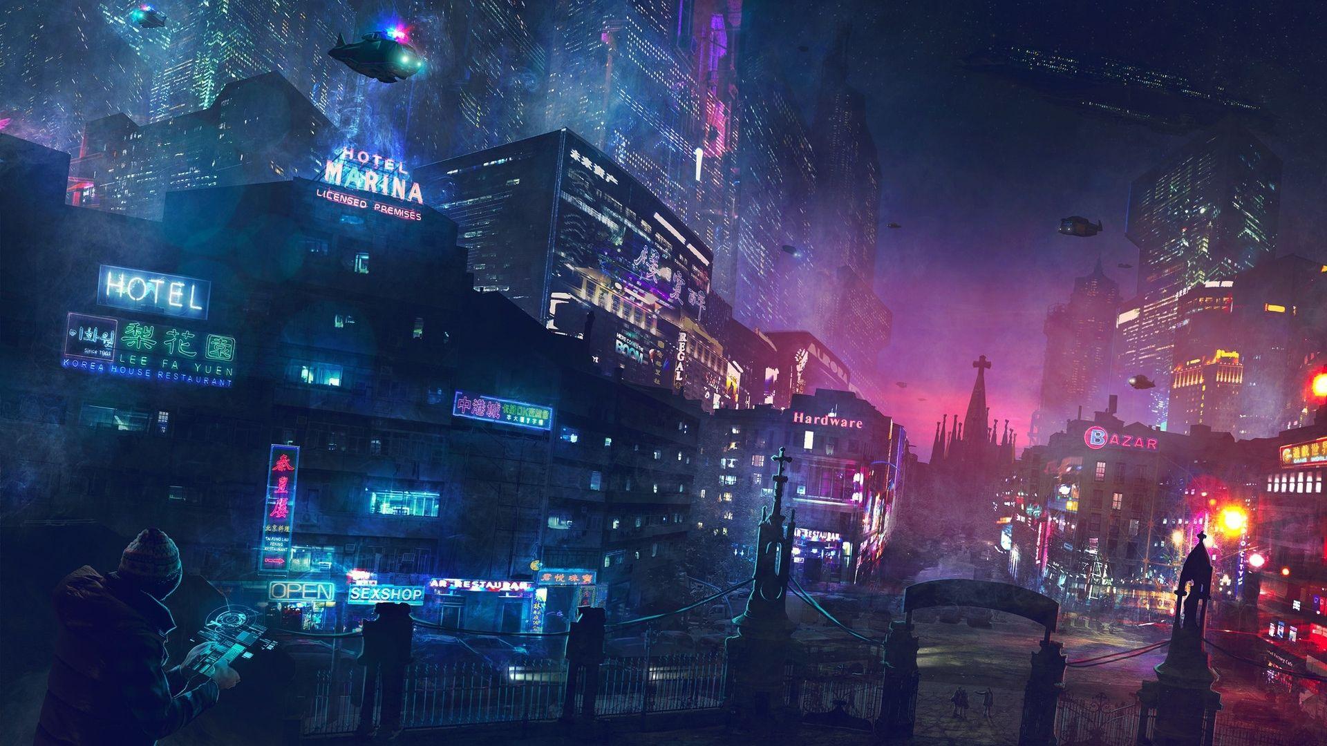 Neon City Aesthetic Wallpapers