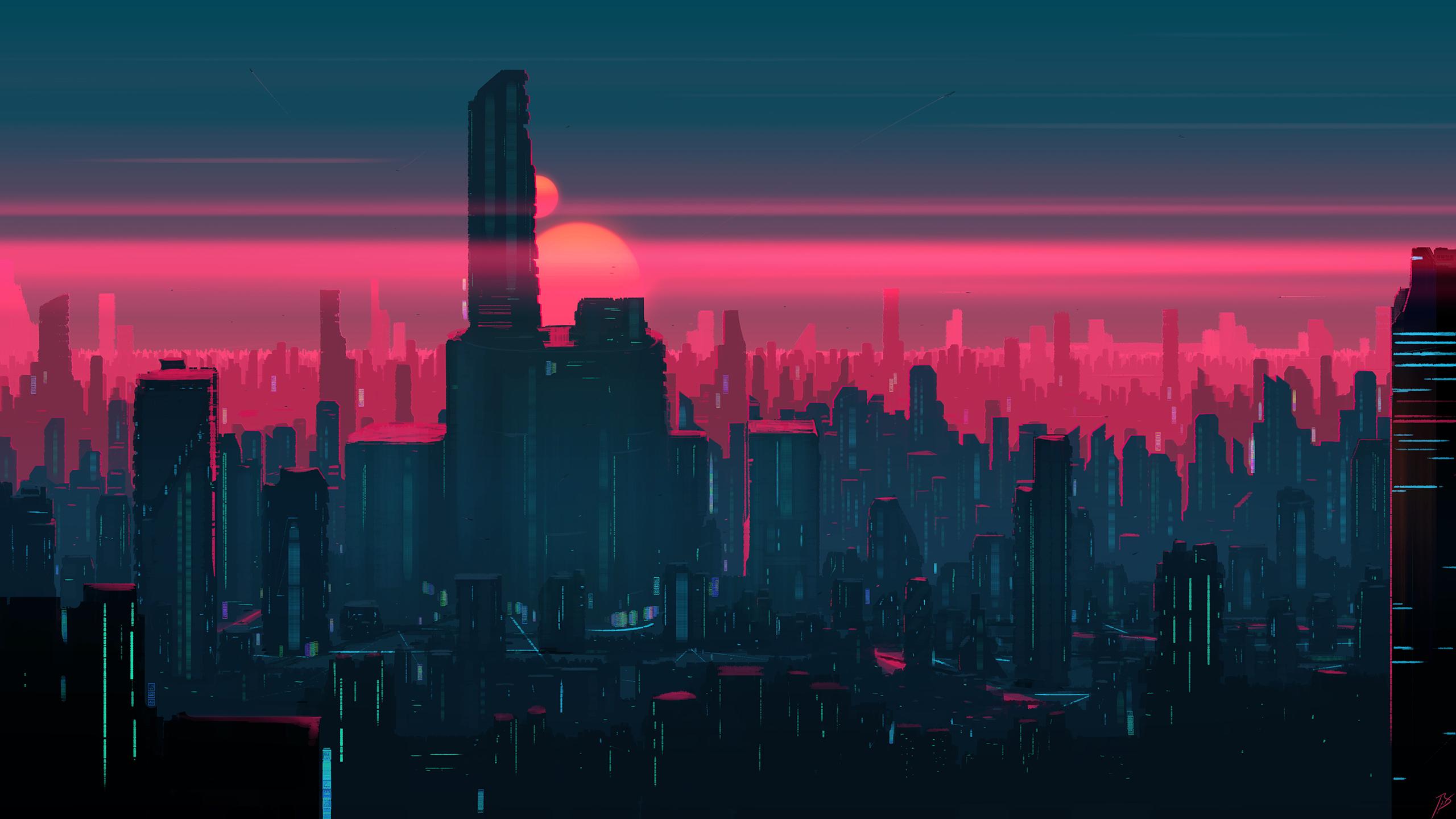 Neon City Aesthetic Wallpapers