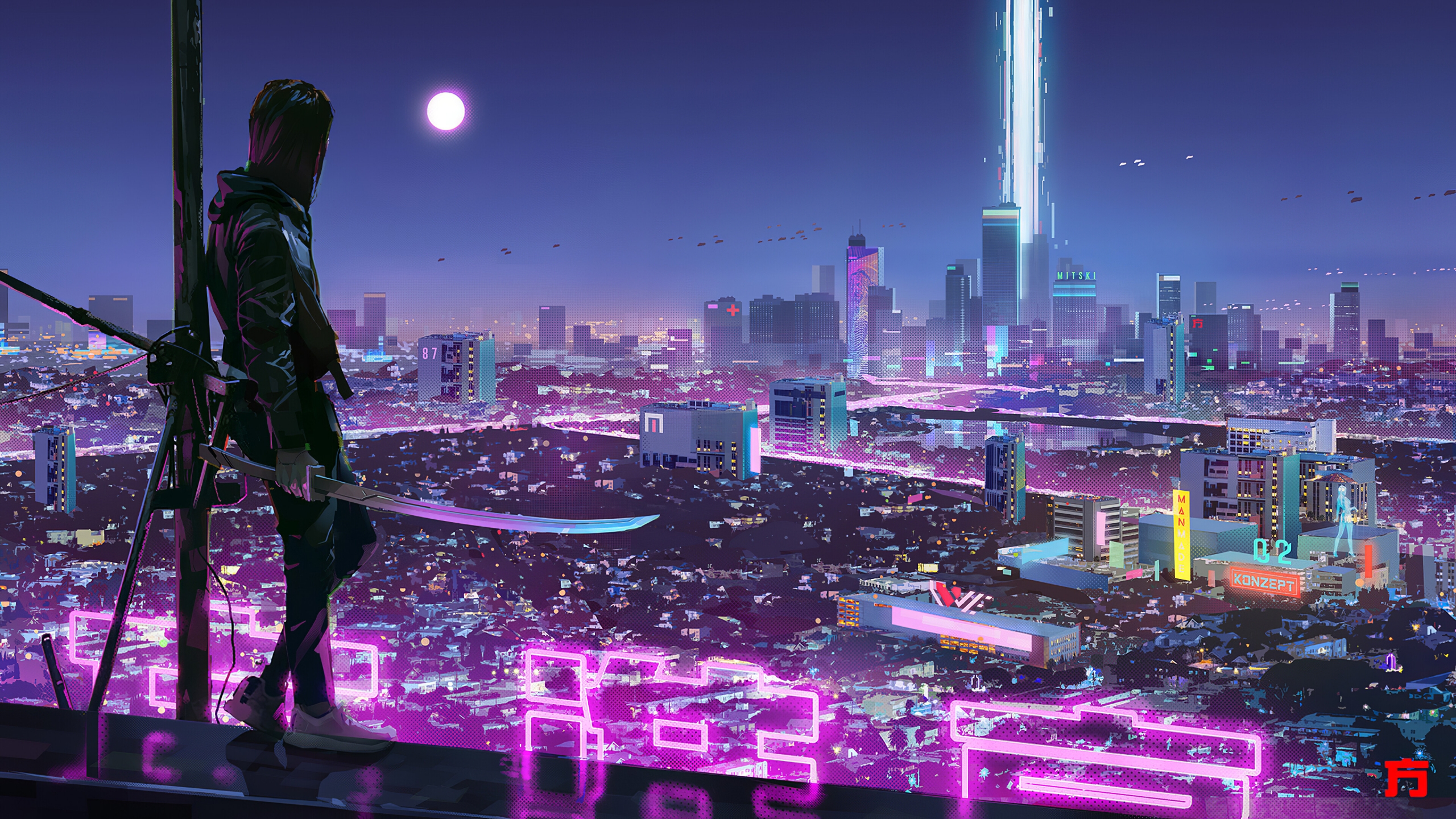 Neon City Lights Wallpapers