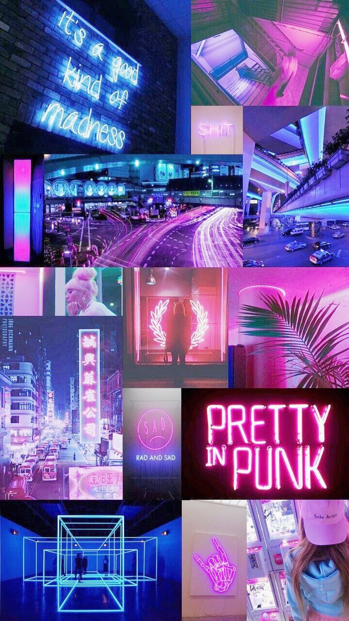 Neon Collage Wallpapers