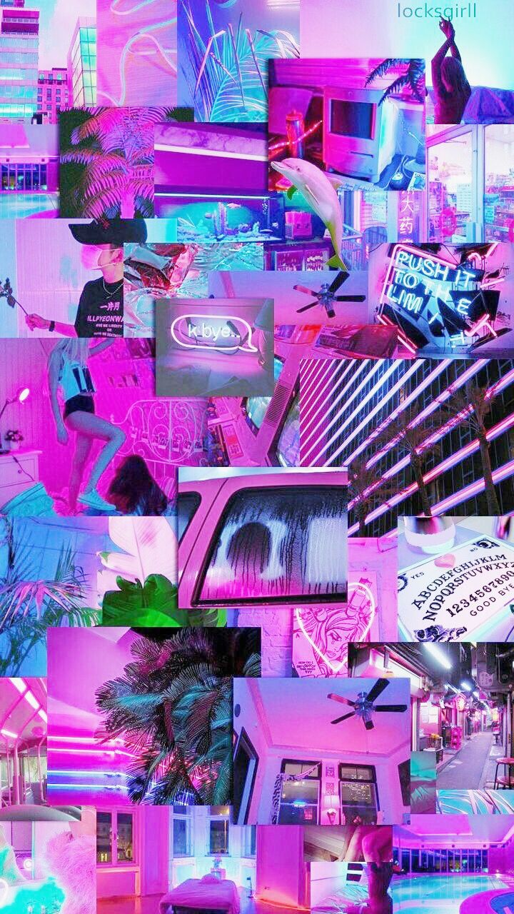 Neon Collage Wallpapers