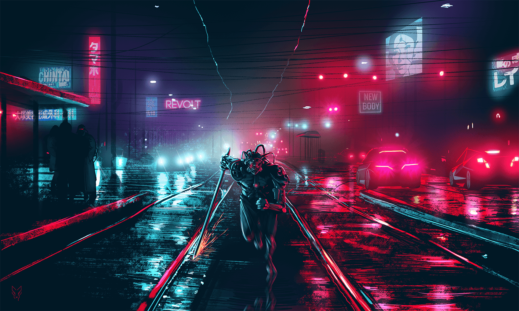 Neon Cyberpunk Wallpapers