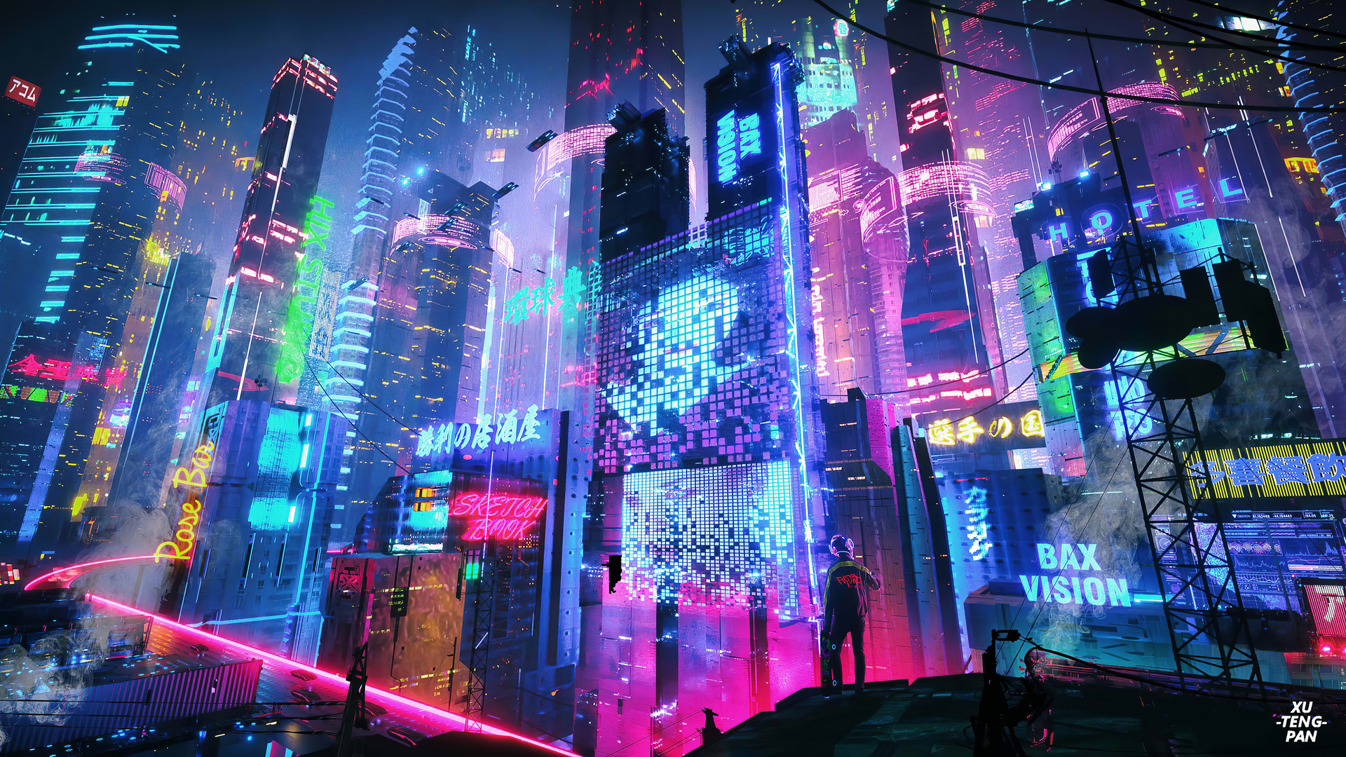 Neon Cyberpunk Wallpapers