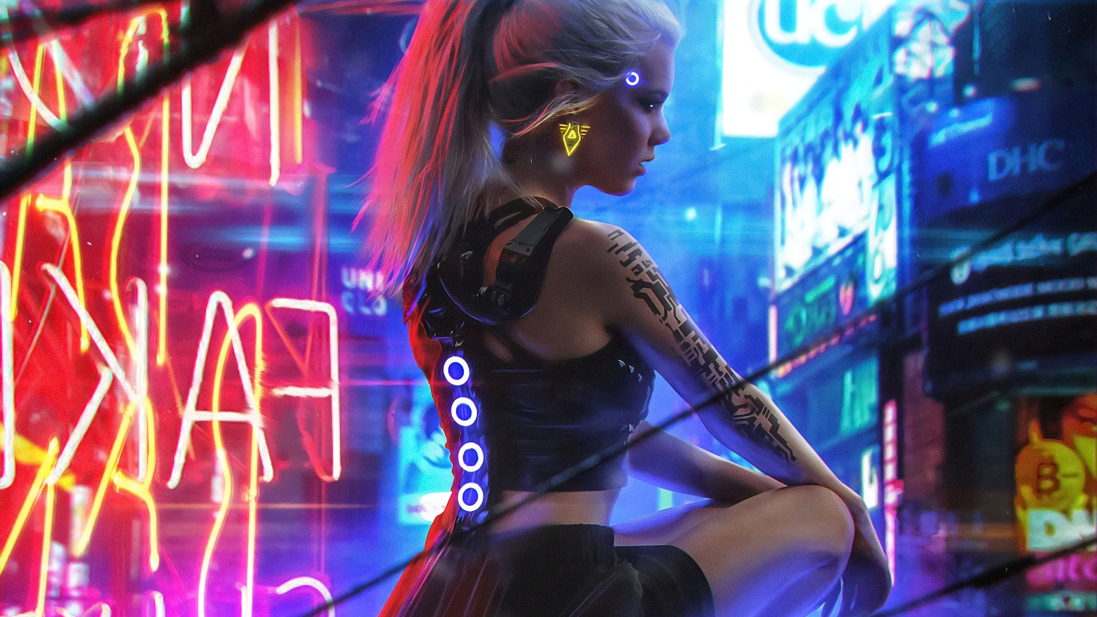 Neon Cyberpunk Wallpapers