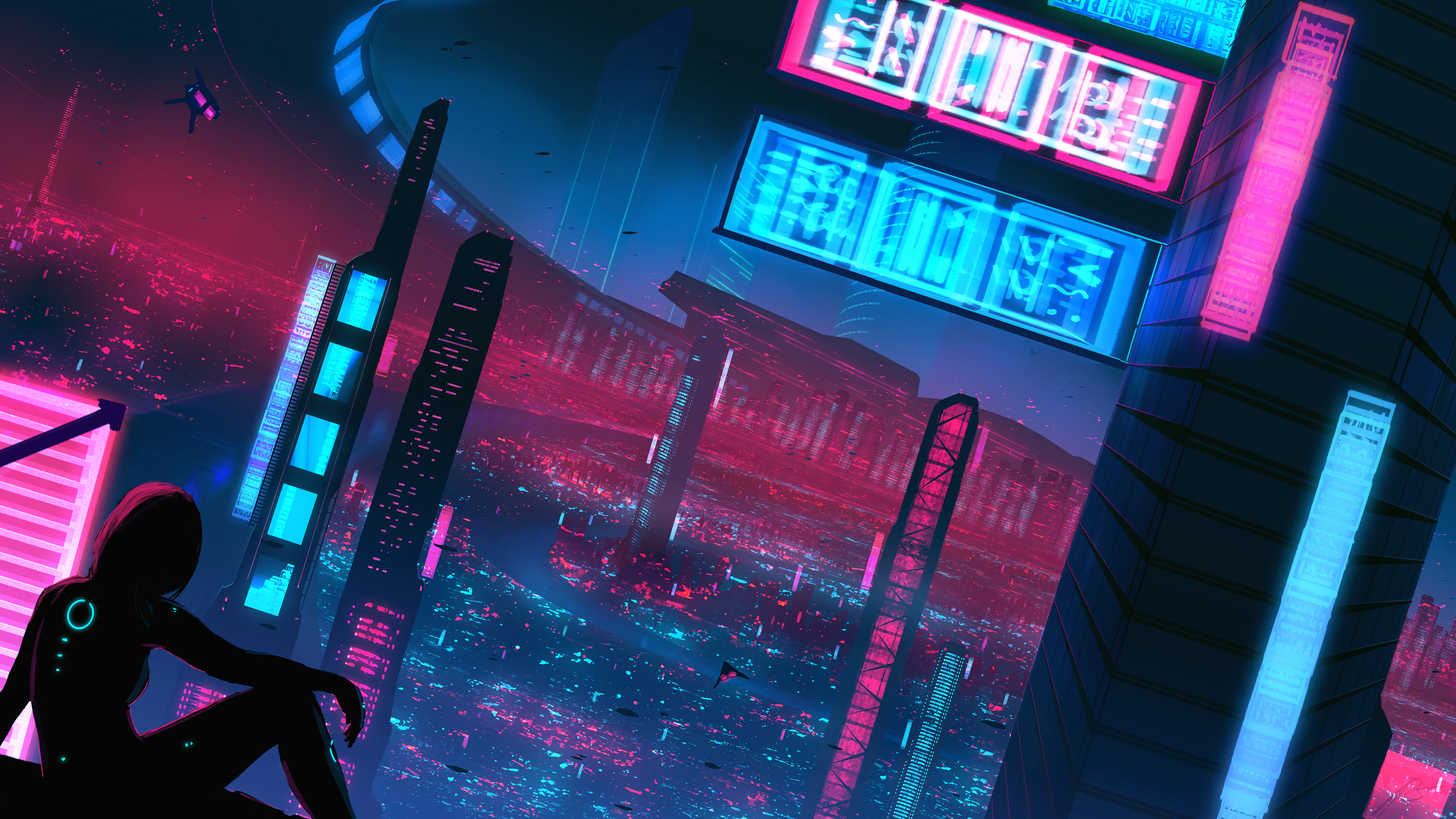 Neon Cyberpunk Wallpapers