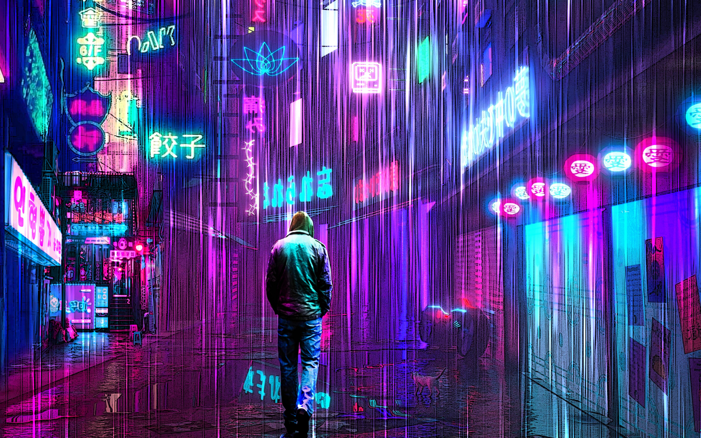 Neon Cyberpunk Wallpapers