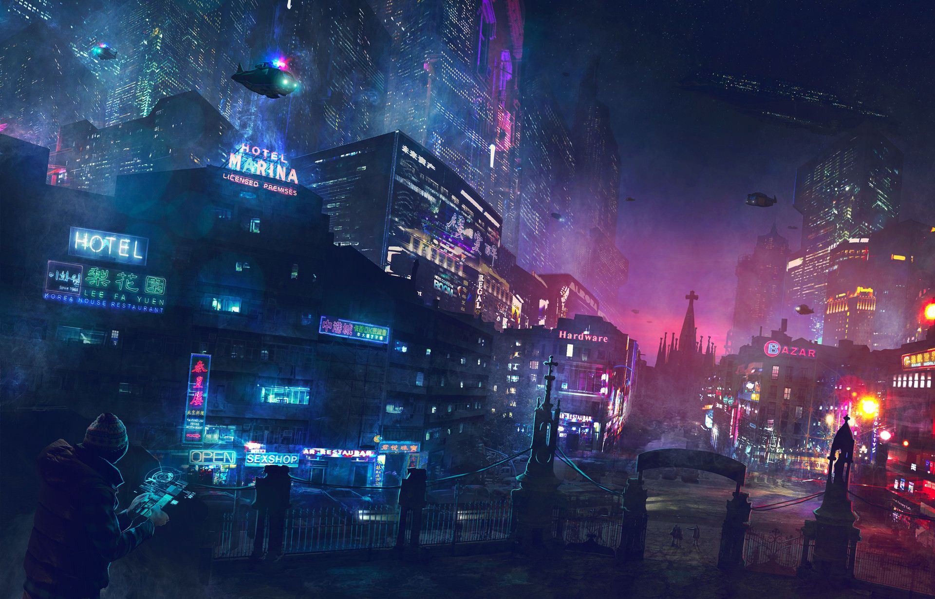 Neon Cyberpunk Wallpapers